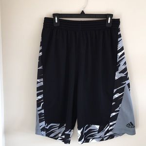 Adidas climate black basketball shorts.#85